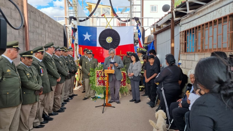 Emotivo funeral y despedida del mártir del Cuerpo de Bomberos de San Pedro de Atacama, Miguel Ángel González Castro (Q.E.P.D)